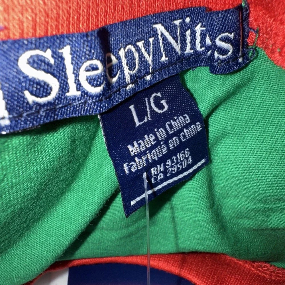 Mens Sleepy Nites Size‎ Large Crushed It Nut Cracker Pajama Set Msrp $42